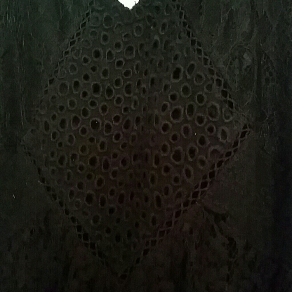 Zara Woman Sz XS black lace sundress - Picture 2 of 3